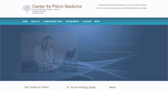 Desktop Screenshot of centerforpelvicmedicine.com